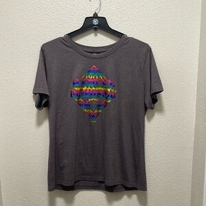 Harley-Davidson Gray Short Sleeve Tee with Vibrant Design
